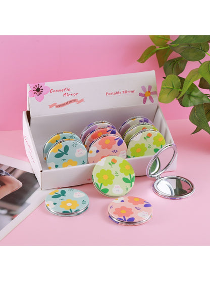 Mirroray - Double Sided Round Sunflower Folding Mirror