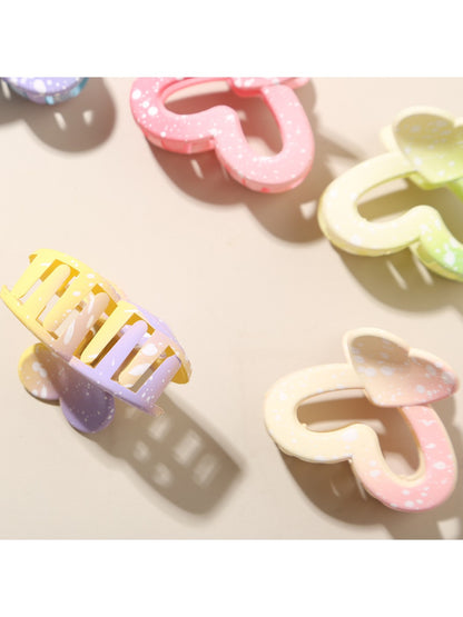 Beau - Gradient Heart Shaped Hair Claw Clip