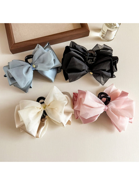 Beau - Dimensional Multi Layer Bow Hair Claw Clip