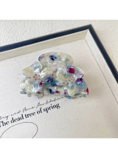 Beau - Flower Shaped Acetate Hair Clip