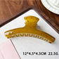 Beau - Lacquered Polka Dot Ring Accent Claw Clip