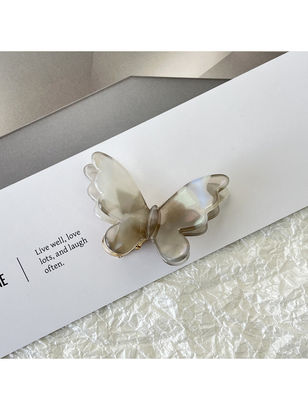 Beau - Double Layer Butterfly Hair Clip