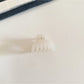 Beau - Clear Pumpkin Shape Plastic Alloy Claw Clip