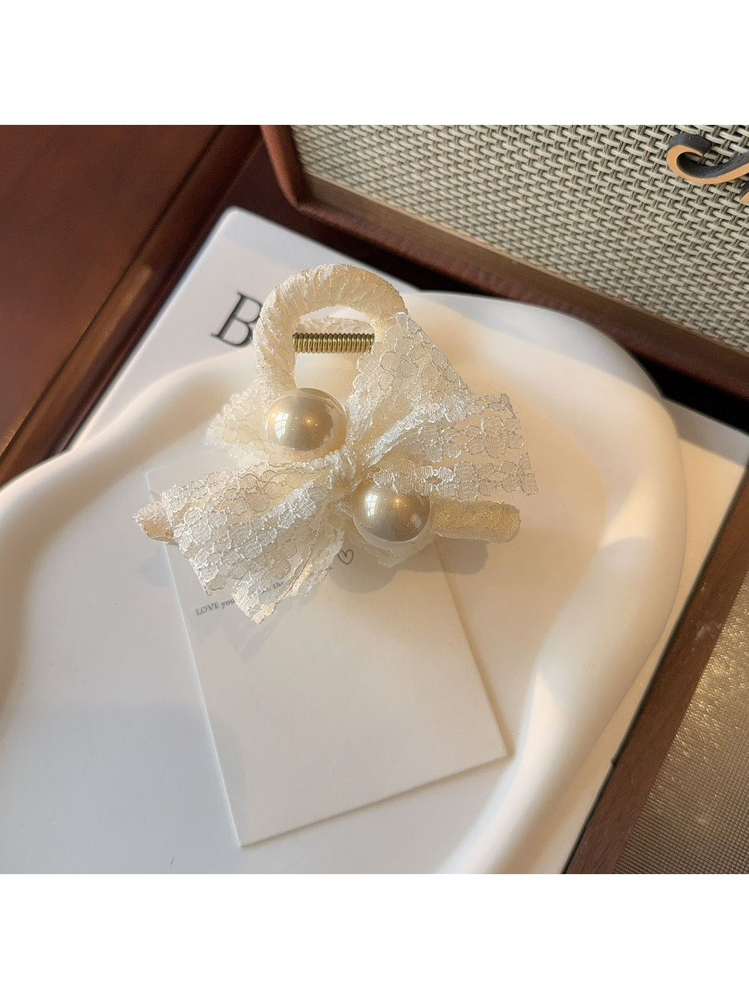 Beau - Fabric Bow Wrapped Claw Clip