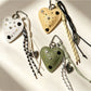 Keypus - Heart Bag Charm with Cord Tassel Keychain