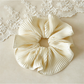 Gifty - Pleated Satin Look Ruffle Hair Scrunchie