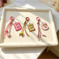 Keypus - Acrylic Alphabet Phone Charm Bag Chain Keychain