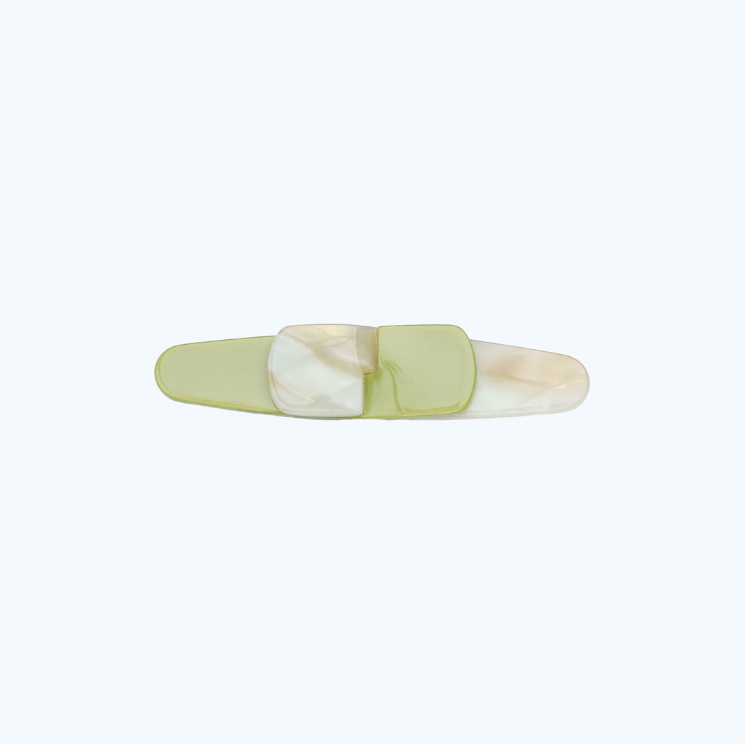 Beau - Fresh Green Marbled Hair Clip