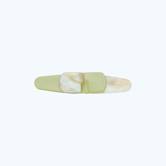 Beau - Fresh Green Marbled Hair Clip