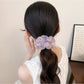 Gifty - Soft Printed Sheer Mesh Elastic Hair Scrunchie