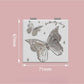 Mirroray - White Butterfly Motif Compact Mirror