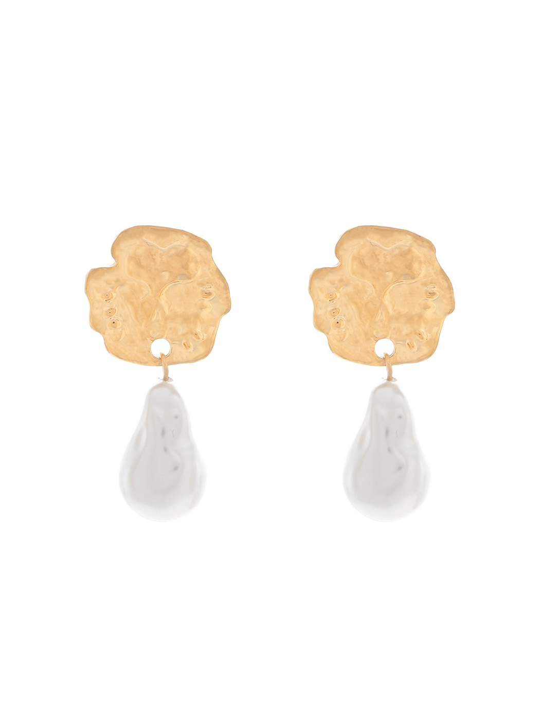 Earedge - Round Textured Statement Earrings