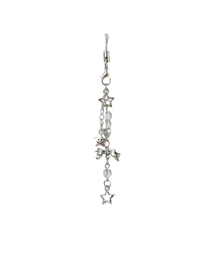 Keypus - Silver Star Charm Keychain