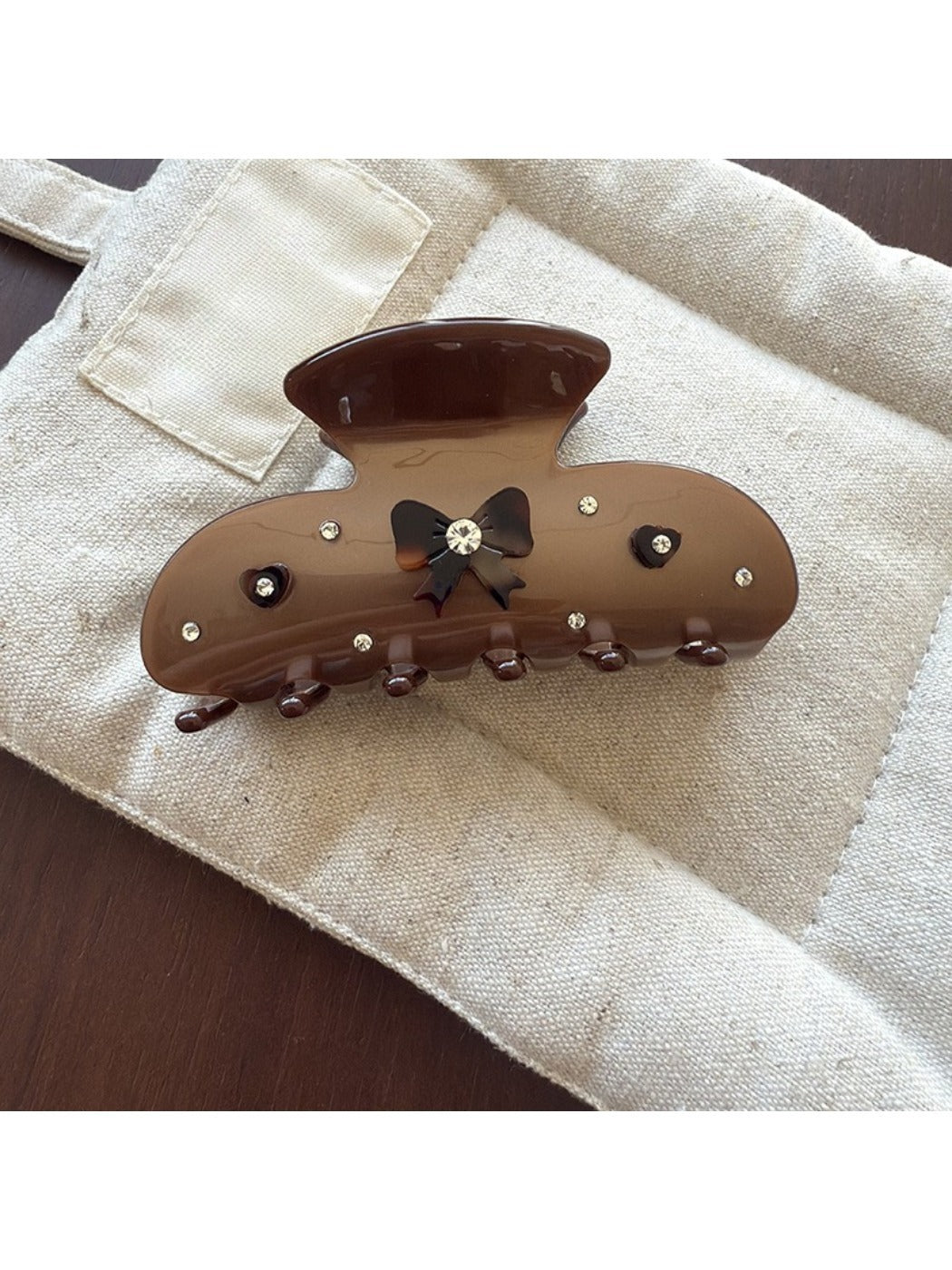 Beau - Adorable Half Round Hair Claw Clip
