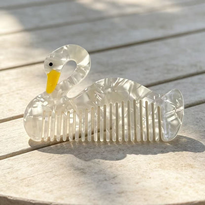 Camerow - Cute Acetate Animal and Food Hair Comb
