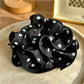 Gifty - Solid Color Polka Dot Ruffle Scrunchie