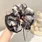 Gifty - Printed Ribbon Detail Polyester Scrunchie