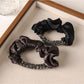 Gifty - Satin Ruffle Edge Polyester Elastic Scrunchie