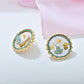 Earedge - Oil Painting-Inspired Floral Stud Earrings