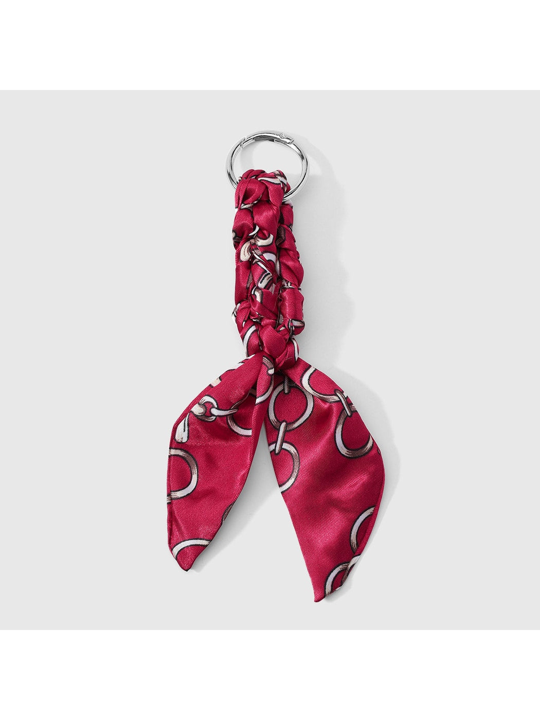 Keypus - Y2K Twisted Scarf Detail Alloy Keychain Bag Charm
