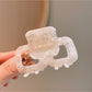 Beau - Geometric Cutout Acetate Fiber Hair Claw Clip