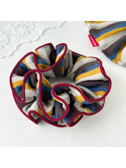 Gifty - Brown Striped Hair Ties
