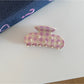 Beau - Fan Shape Decorative Acetate Fiber Claw Clip