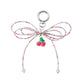 Keypus - Double Layer Beaded Bow Keychain