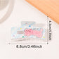 Beau - Square Animal Print Hair Claw Clip