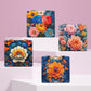 Mirroray - Portable PU and Glass Floral Makeup Mirror