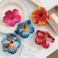 Beau - Elegant Colorful Hibiscus Shaped Claw Clip