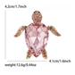 Brovia - Geometric Turtle Statement Alloy Brooch