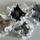 Gifty - Ruffled Minimalist Polyester Hair Scrunchie