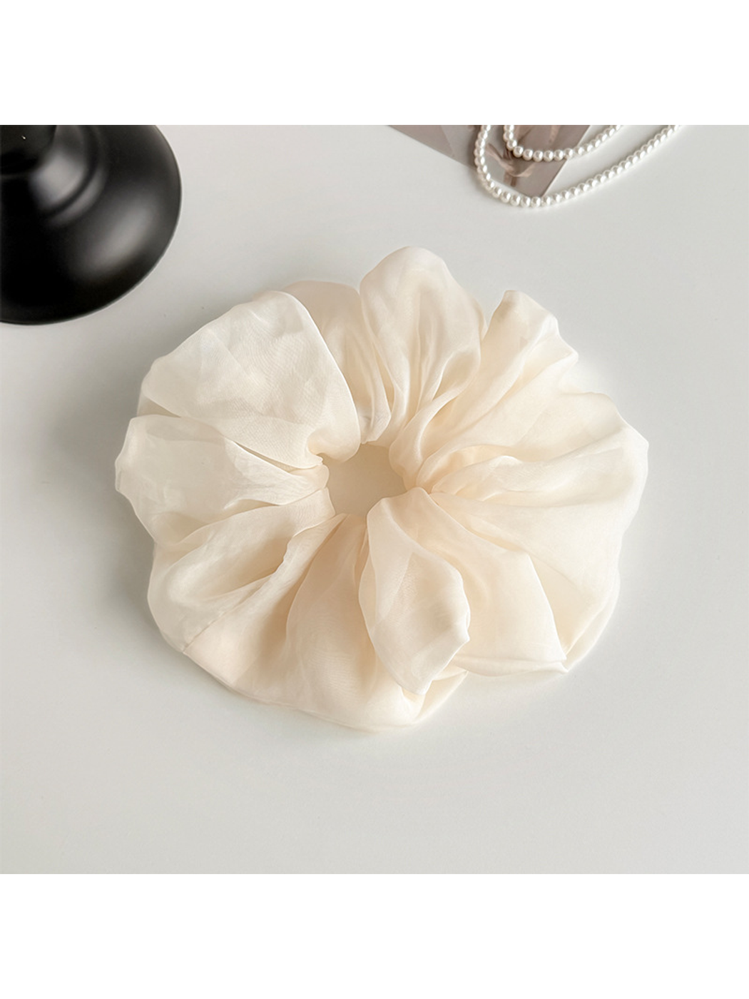 Gifty - Minimal Organza Style Polyester Scrunchie