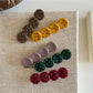 Beau - Polka Dot Acrylic Side Bangs Hair Clip