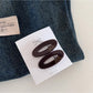 Beau - Dainty Openwork Oval Hair Clip