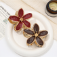 Beau - Glossy Petal Design Alloy Claw Clip