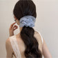 Gifty - Polyester Mesh Ruffled Round Scrunchie Hair Tie