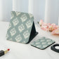 Mirroray - Double Sided Floral Print Folding Makeup Mirror