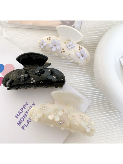 Beau - Fresh Flower Butterfly Pattern Hair Clip