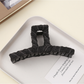 Beau - Rectangular Open Frame Polyester Claw Clip