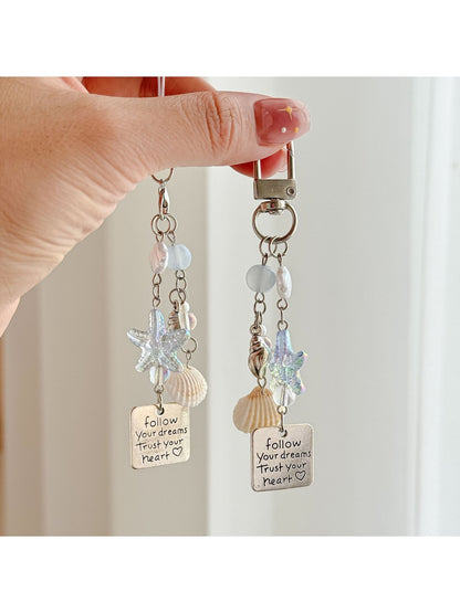 Keypus - Plastic Alloy Star Bag Charm Strap Keychain
