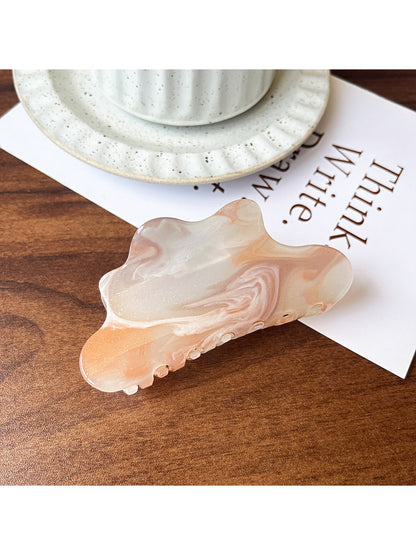Beau - Glossy Cloud Form Acrylic Hair Claw Clip