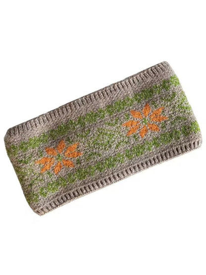 Gifty - Striped Knit Thickened Headband