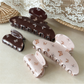Beau - Butterfly Print Glossy PVC Claw Clip