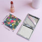 Mirroray - Cartoon Floral Print Folding Makeup Mirror