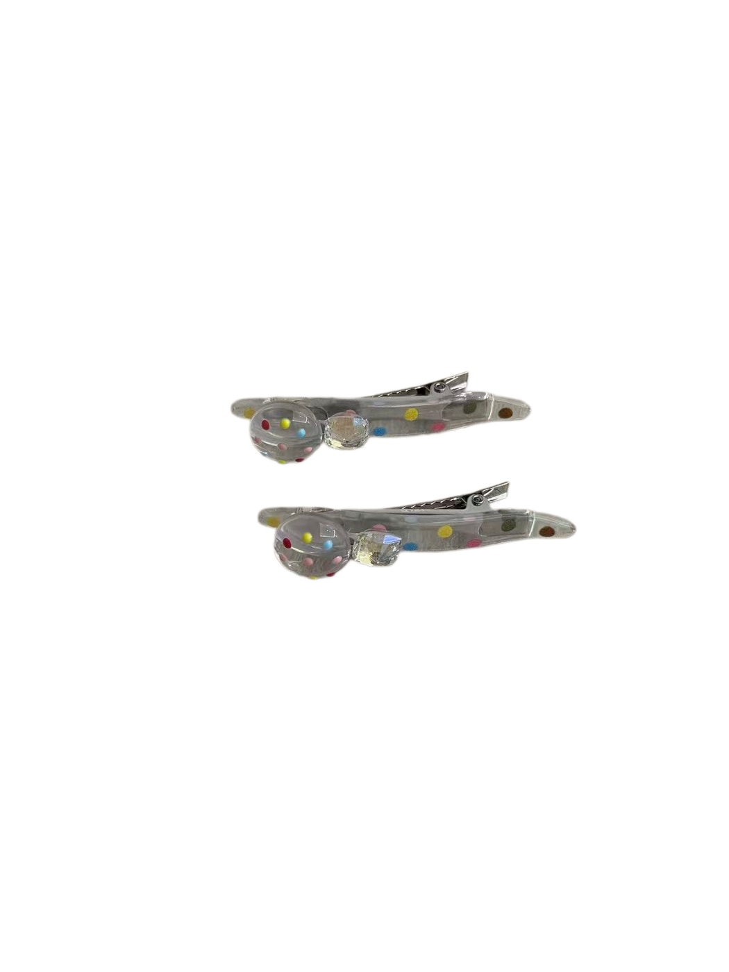 Beau - Polka Dot Geometric Hair Clip