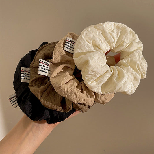 Gifty - Solid Color Ruched Scrunchie