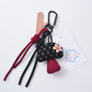 Keypus - Floral Patterns Colorful Mushroom Keychain