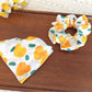Gifty - Cartoon Heart Print Polyester Scrunchie
